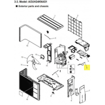 FUJITSU K9900727079 aka 9900727079 THERMISTOR ASSY EP6M513NT-17E006 A2L