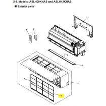 FUJITSU K9388953007 aka 9388953007 Air filter