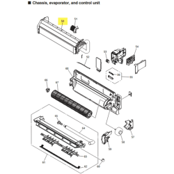 FUJISTU K9383735547 aka 9383735547 Evaporator total assy (09 model)