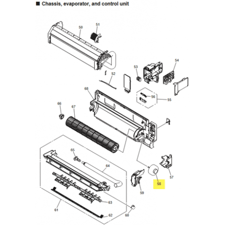 FUJITSU K9604213014 aka 9604213014 DC fan motor