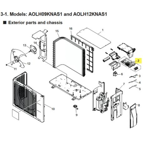 FUJITSU K9709689998 aka 9709689998 Main PCB (12 model)
