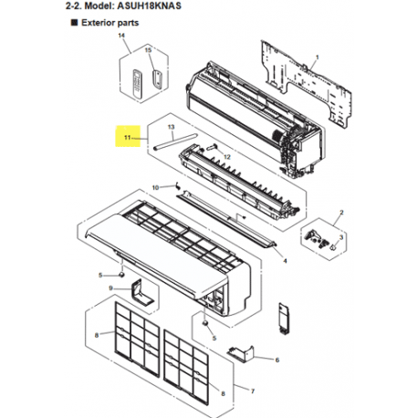 FUJITSU K9387590234 aka 9387590234 DRAIN PAN TA A2L