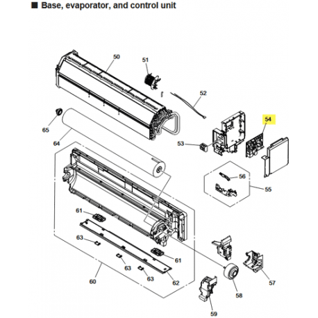 FUJITSU K9712493261 aka 9712493261 CONTROLLER PCB K23AL-240DHSE-C1 A2L