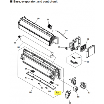 FUJITSU K9388149004 aka 9388149004 UNDER COVER CENTER ABS 10N08 WHITE A2L