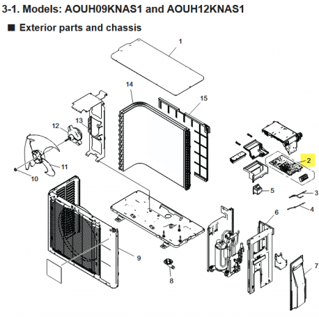 FUJITSU K9712996847 aka 9712996847 INVERTER CONTROL PCB H09KLTA(U)-A01-00-SV A2L