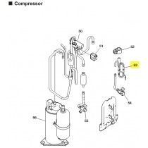 FUJITSU K9322463050 aka 9322463050 PULSE MOTOR VALVE ASSY AO-C405S R0 A2L