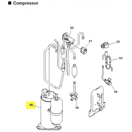 FUJITSU K9811079007 aka 9811079007 COMPRESSOR N-RG13ND2C A2L
