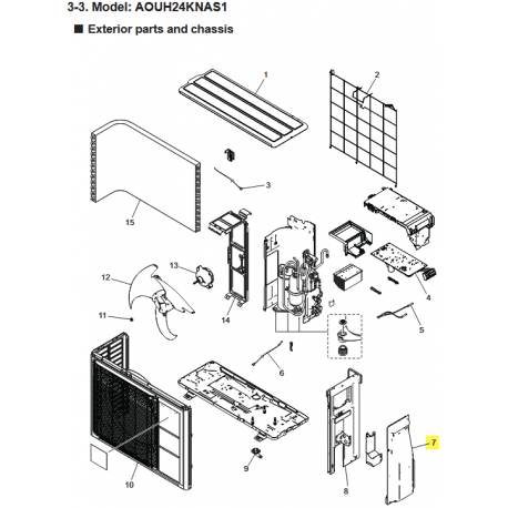 FUJITSU K9322570178 aka 9322570178 COVER SWITCH ASSY A2L