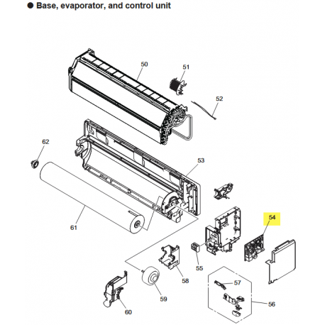 FUJITSU K9712546837 aka 9712546837 CONTROLLER PCB ASSY K20AZ-240DHSE-C1 A2L