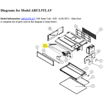 FUJITSU K9380682097 aka 9380682097 EVAPORATOR TA ARUL VR2 DW