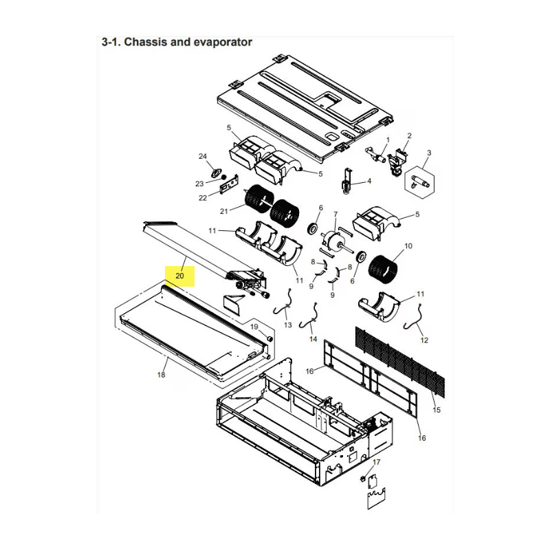FUJITSU K9380682738 aka 9380682738 EVAPORATOR TA (SNAP) A2L