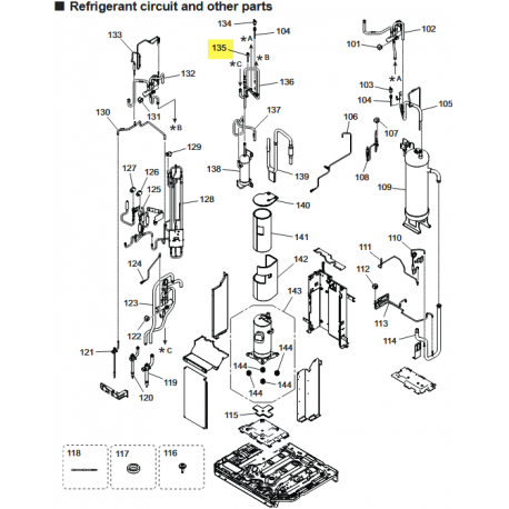 FUJITSU K9900504090 aka 9900504090 PRESSURE SWITCH ACB-4UB281W
