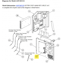 FUJITSU K9707121469 aka 9707121469 CONTROL PCB AOU36CLX HY