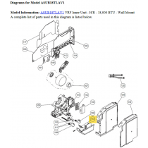 FUJITSU K9707210071 aka 9707210071 DISPLAY PCB ASSY K05CY-2100HSE-D0 VAB