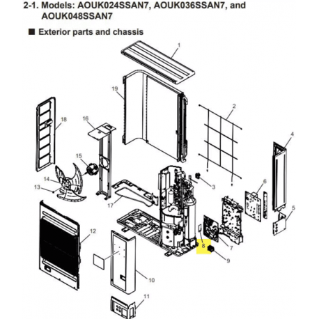 FUJITSU K9707774078 aka 9707774078 COMMUNICATION PCB K07DO-2300HSE-CA1 A2L