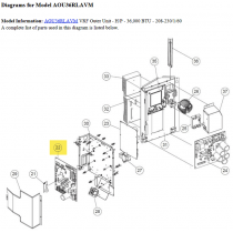 FUJITSU K9708853031 aka 9708853031 CONTROL PCB ASSY HVAB DCP