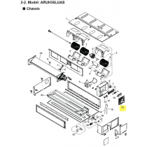 FUJITSU K9709689899 aka 9709689899 POWER PCB ASSY K15AY-2404HSE-P1-SV