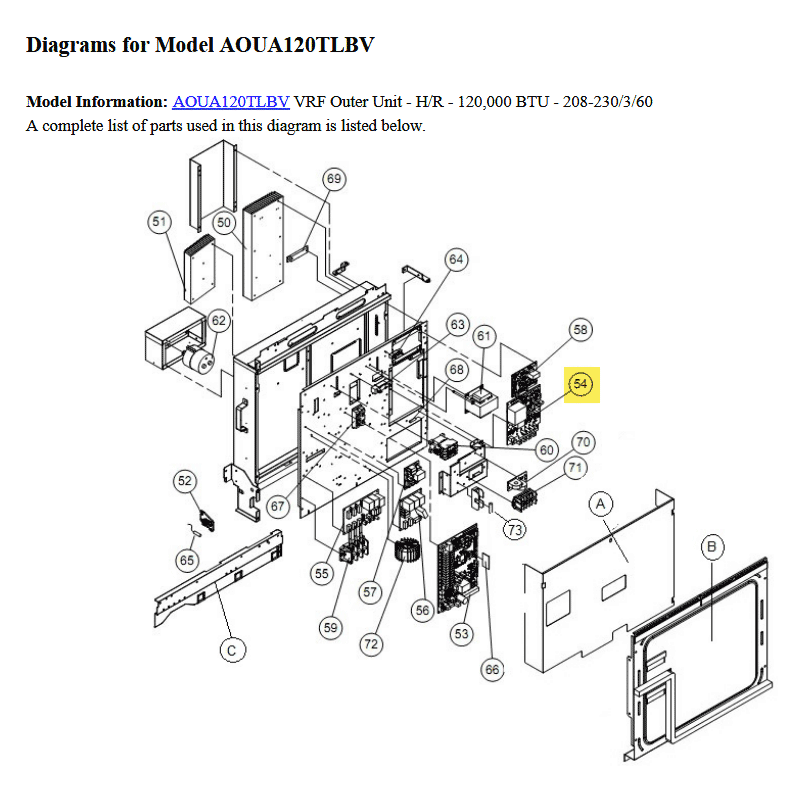 FUJITSU K9708991030 aka 9708991030 IPM PCB 120TLBV VR2 NLA