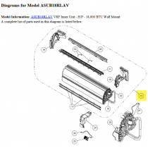 FUJITSU K9315338105 aka 9315338105 EVAPORATOR TA-ASUB18+ DW/ HCRC