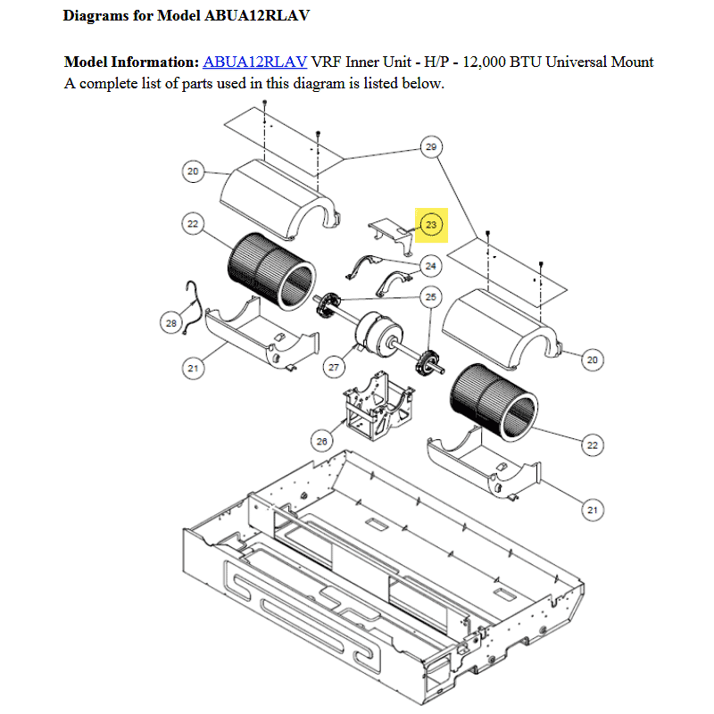 FUJITSU K9359282006 aka 9359282006 PROTECT MOTOR ABU18/24** HVII