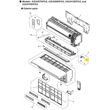FUJITSU K9387456004 aka 9387456004 HOLDER STEP MOTOR F3V3 HIPS A2L