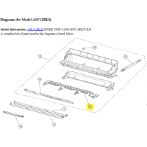 FUJITSU K9309993013 aka 9309993013 LOUVER HOLDER ASSY H