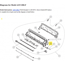 FUJITSU K9317669016 aka 9317669016 GEAR HOLDER LOUVER HFI