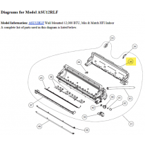 FUJITSU K9317653015 aka 9317653015 COVER B CASING ASHFI DW