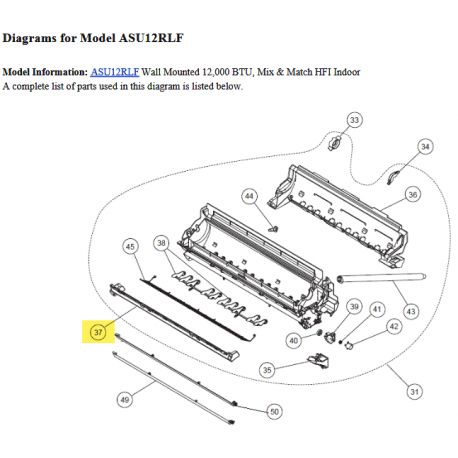 FUJITSU K9317654005 aka 9317654005 COVER F CASING ASHFI