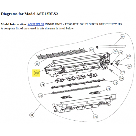 FUJITSU K9318923001 aka 9318923001 COVER F CASING RLS2
