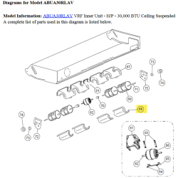 FUJITSU K9371367019 aka 9371367019 COVER CASING ABU** HVAB