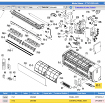 DAIKIN 2561450 CONTROL PANEL ASSY
