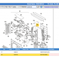 DAIKIN 1204153 MOTOR BASE