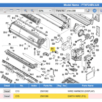 DAIKIN 2561388 EARTH WIRE (FG)