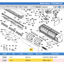 DAIKIN 2564316 PANEL ASSY.