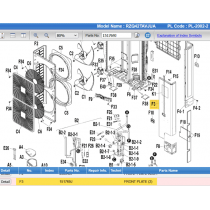 DAIKIN 151769J FRONT PLATE