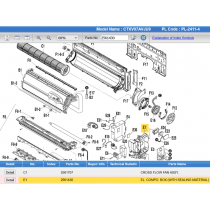 DAIKIN 2561430 EL. COMPO. BOX (WITH SEALING MATERIAL)
