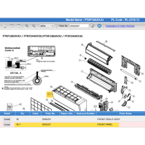 DAIKIN 2552227 FRONT PANEL
