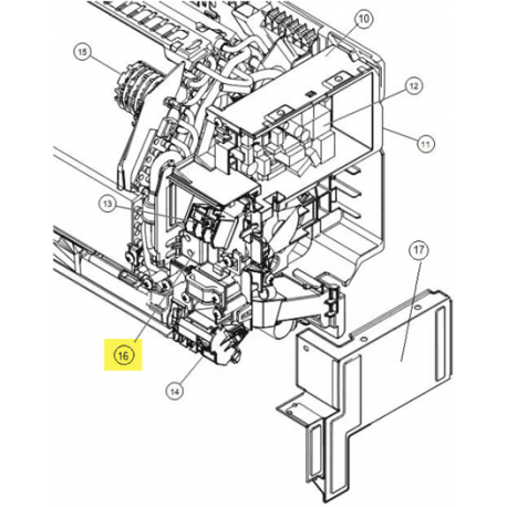 FUJITSU K9332880021 aka 9332880021 EARTH TERMINAL ASU7~15RLF1