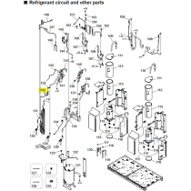 FUJITSU K9378749474 aka 9378749474 EXPANSION VALVE (Subcooling heat exchanger) ASSY