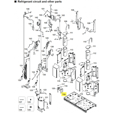 FUJITSU K9378750272 aka 9378750272 EEV EXPANSION VALVE (RIGHT) ASSY