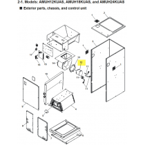 FUJITSU R65BV0037-24FJ MOTOR EON + 1/3HP AMUH A2L