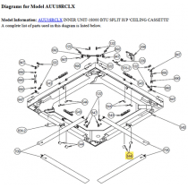 FUJITSU K9362760010 aka 9362760010 HOLDER BASE PANEL AUU**RCLX