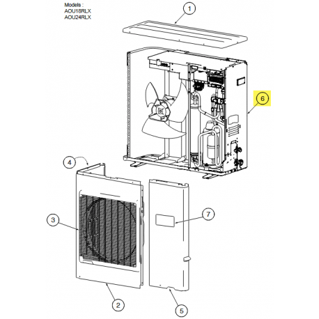 FUJITSU K9374095148 aka 9374095148 RIGHT PANEL R521 RAC DW