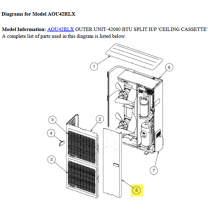 FUJITSU K9374415014 aka 9374415014 SERVICE PANEL 42RLX DW