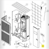 FUJITSU K9374415090 aka 9374415090 SERVICE PANEL HY DW