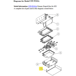 FUJITSU K9379776004 aka 9379776004 PANEL BOTTOM UTP HFI