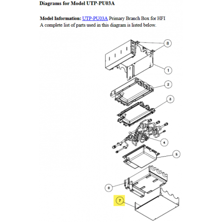 FUJITSU K9379776004 aka 9379776004 PANEL BOTTOM UTP HFI
