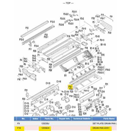 DAIKIN 1203624 DRAIN PAN ASSY.