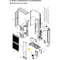 FUJITSU K9383876073 aka 9383876073 SERVICE PANEL SUB ASSY G7 A2L
